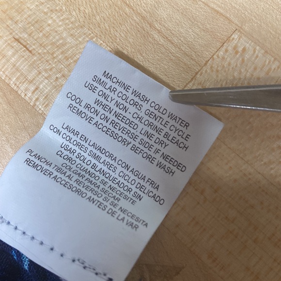 Speechless Wide Leg Pants - Blue Floral - Picture 9 of 9